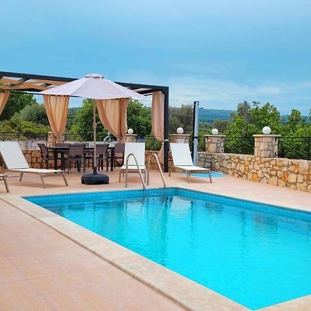 Natural View Villa With Private Pool Skouloúfia Exteriör bild