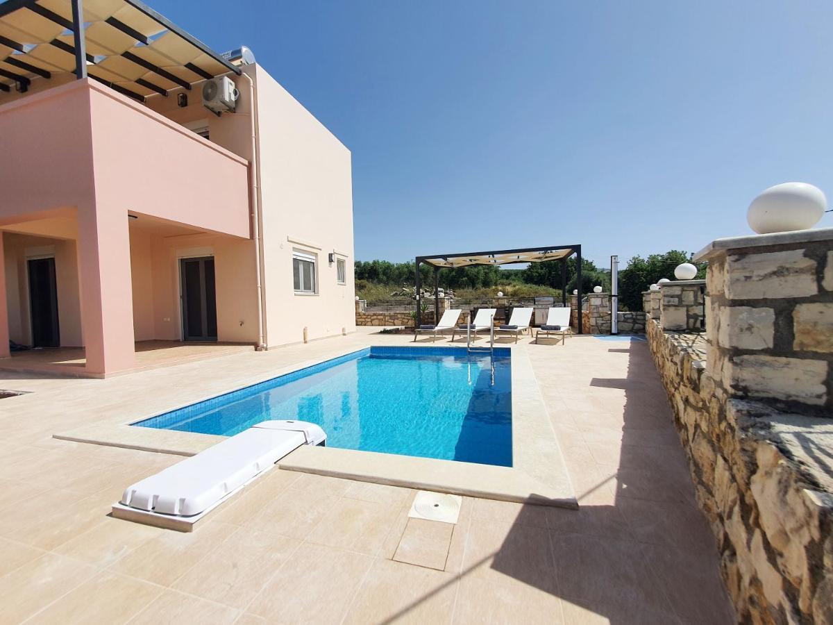 Natural View Villa With Private Pool Skouloúfia Exteriör bild