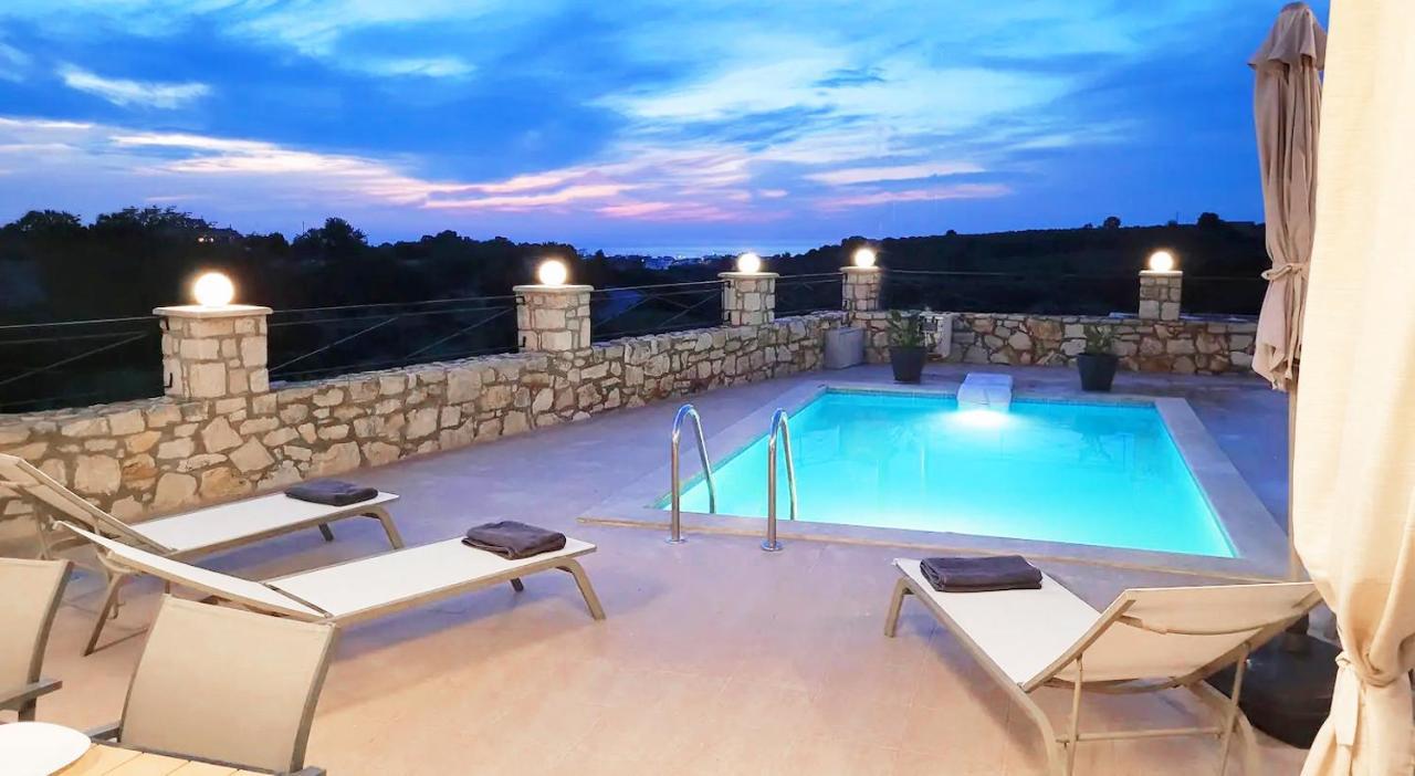 Natural View Villa With Private Pool Skouloúfia Exteriör bild