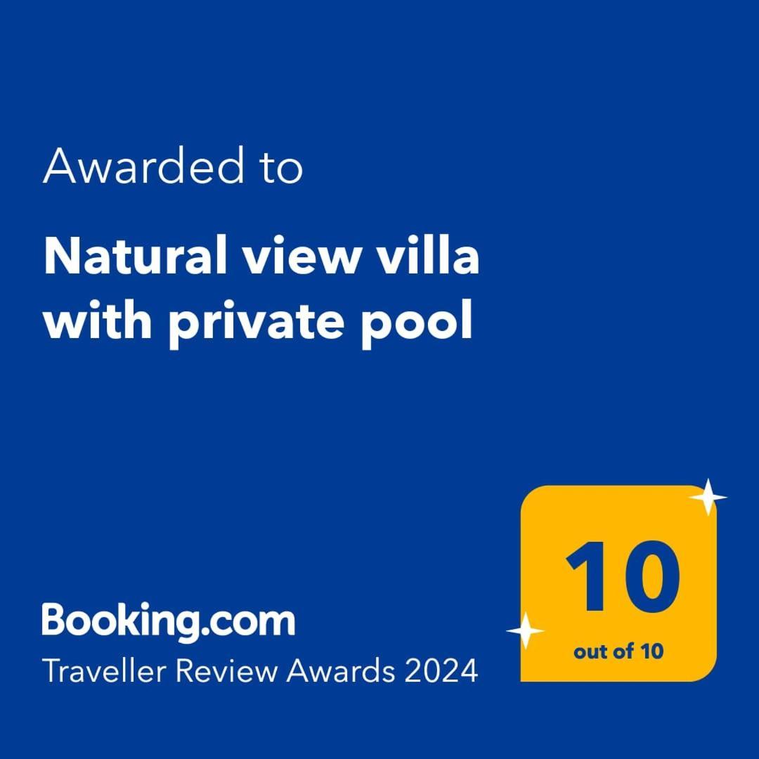 Natural View Villa With Private Pool Skouloúfia Exteriör bild